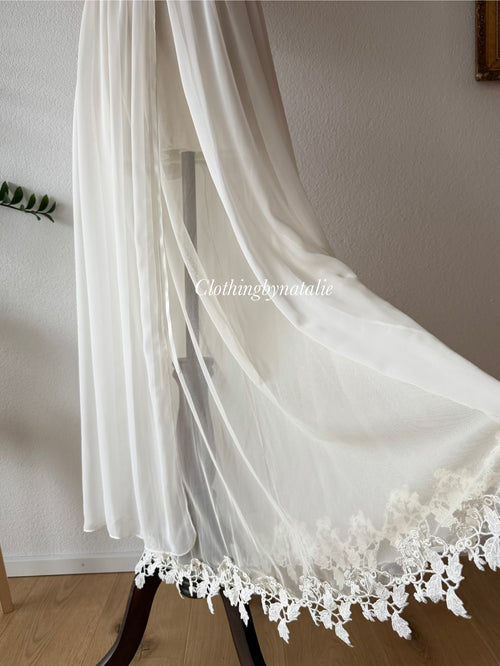 Flora Nikrooz Bridal Maxi Peignoir Set Size S