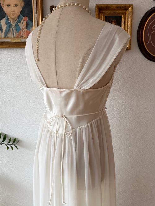Flora Nikrooz Bridal Maxi Peignoir Set Size S
