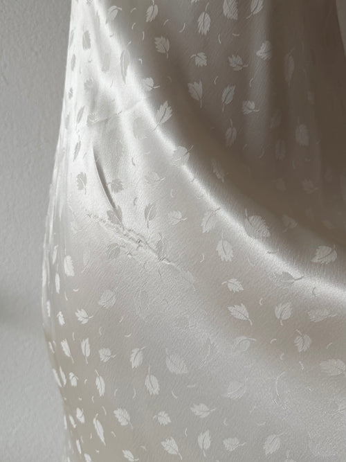 Carole Hochmann Bridal Maxi Satin Peignoir Set Size S