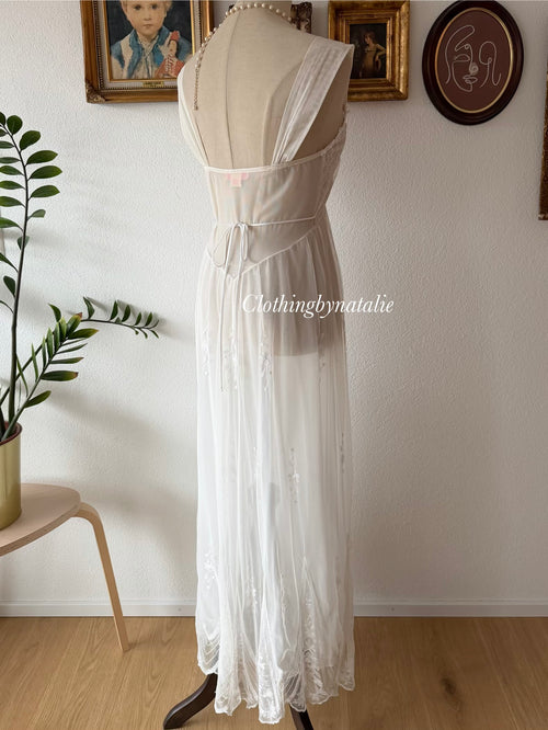 Flora Nikrooz Fairy Mesh Maxi Nightgown Size S/M