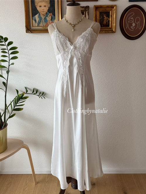 Dentelle Bridal Maxi Peignoir Set Size M
