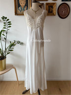 Victoria’s Secret White Maxi Satin Dress size M
