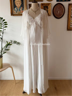Inbloom Bridal Satin Maxi Peignoir Set Size M