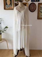 Delicates Bridal Chiffon Peignoir Set Size L