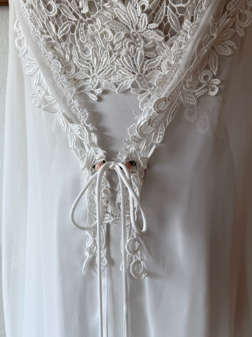 Lingerie Cacique Bridal Peignoir Set Size M/small L