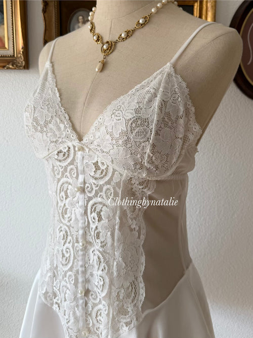 Alana Gale Mini Bridal Peignoir Set Size S