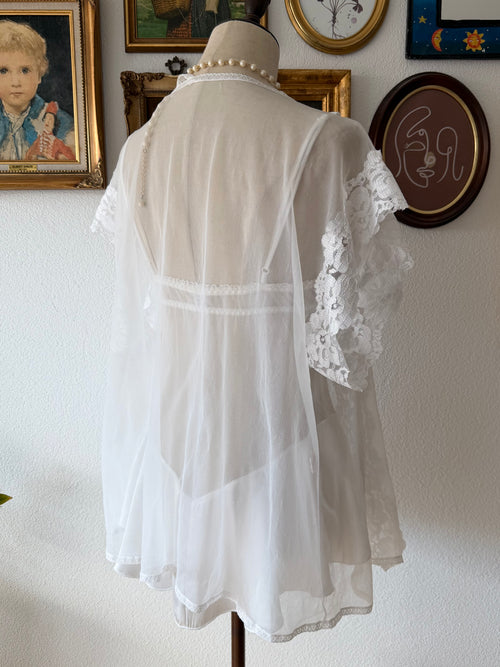 Alana Gale Mini Bridal Peignoir Set Size S