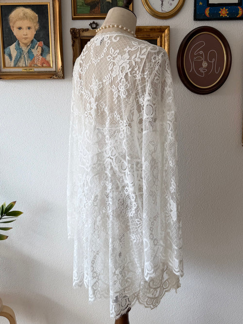 Inbloom Lace Bridal Peignoir Set Size L
