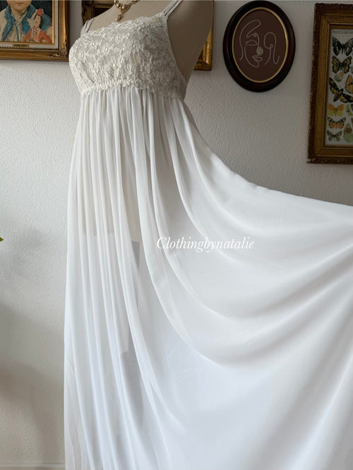 Inbloom Bridal Maxi Chiffon Gown Size S/M