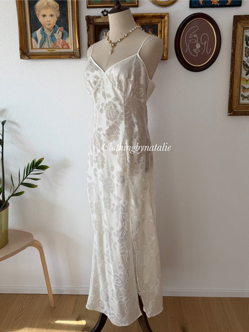 Victoria’s Secret Brocade Satin Maxi Gown Size S