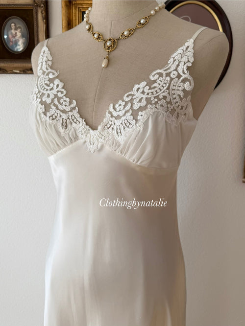 Neiman Marcus Bridal Satin Maxi Gown Size S