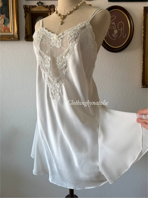 Carole Hochman Mini Satin Gown Size M