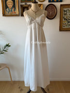 Sara Beth White Maxi Satin Gown Size S