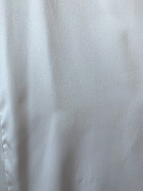 Sara Beth White Maxi Satin Gown Size S