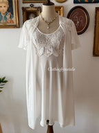 Cinema Etoile Bridal Mini Peignoir Set Size M