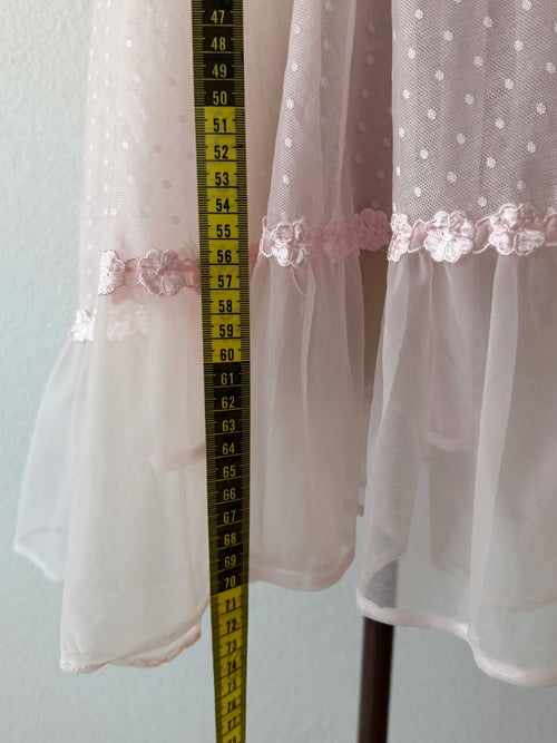 Tosca Pink Nylon Babydoll Size M
