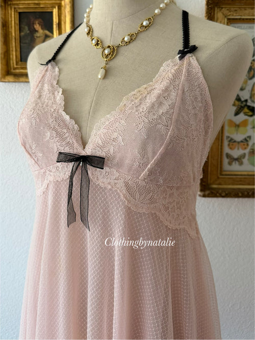 Fairy Pink Mesh Babydoll Size M