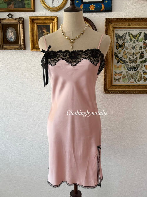 Victoria’s Secret Pink Satin Mini Dress Size S