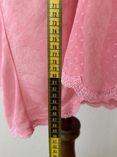 Venus Pink Nylon Slip Size M