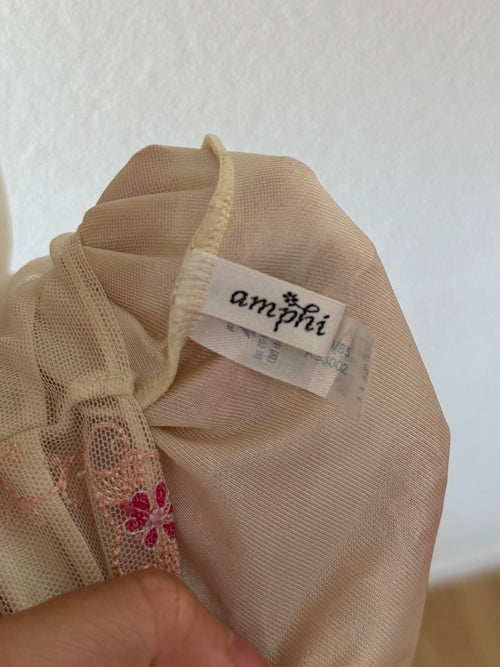 Amphi Embroidery Mini Dress Size S