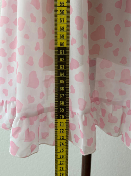Latelne Heart Chiffon Babydoll Size S/small M