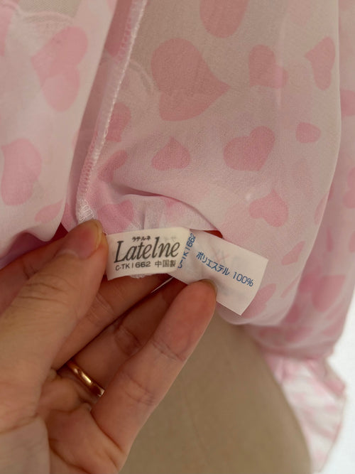 Latelne Heart Chiffon Babydoll Size S/small M