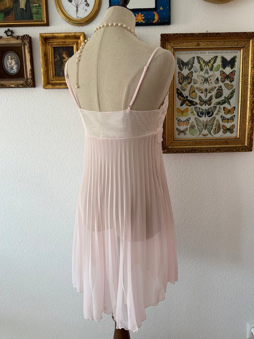 Vivien Pleated Chiffon Babydoll Size S