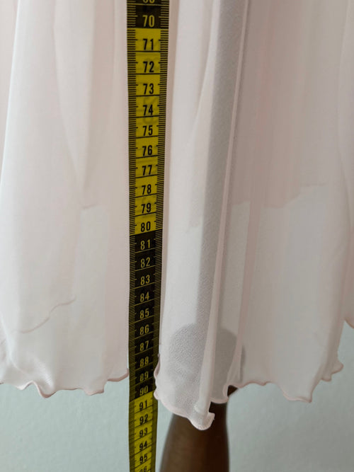 Vivien Pleated Chiffon Babydoll Size S