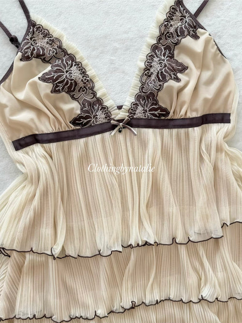 Tutu Brown Mesh Slip Size S