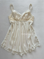 Fairy White Chiffon Babydoll Size M