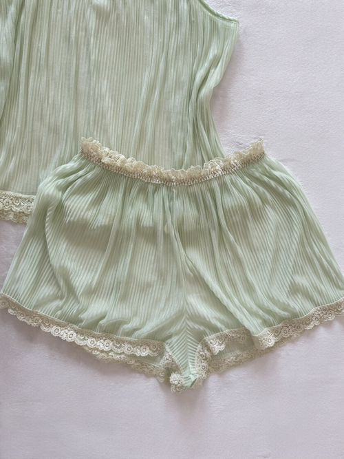 Green Sheer Mesh Lounge Set Size M