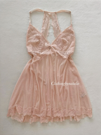 Fairy Pink Lace Babydoll Size M