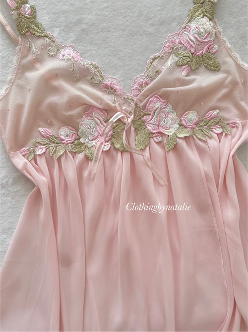 Embroidery Pink Babydoll size M