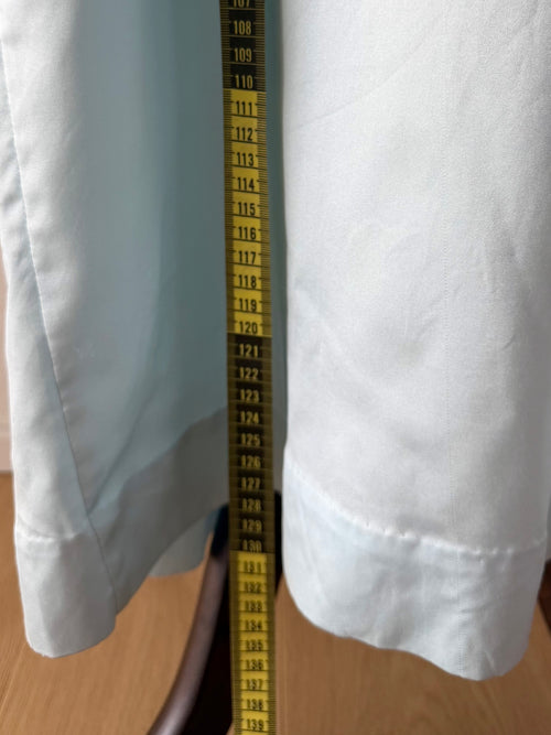 Bert Yerlin Blue Maxi Satin Nightgown Size S/M