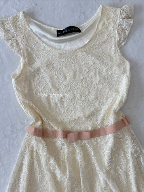Coquette Cream Lace Babydoll (S)