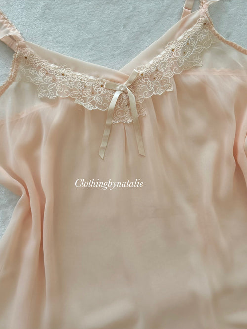 Fairy Orange Chiffon Babydoll size M/small L