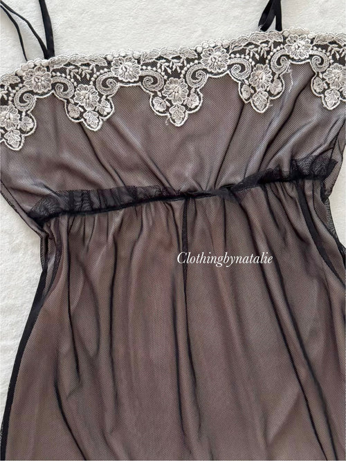 Black Nylon Cami size S/small M