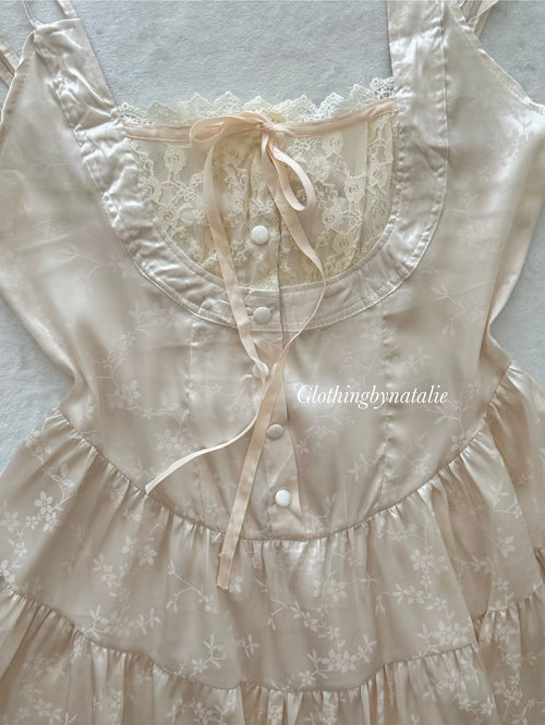 Brocade Satin Babydoll size M