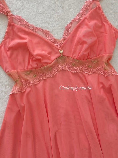 Fairy Orange Mesh Babydoll size S/M