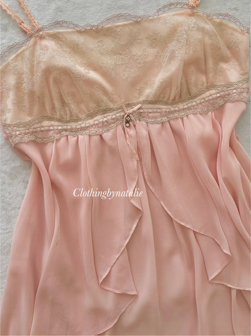 Fairy Orange Chiffon Babydoll size M