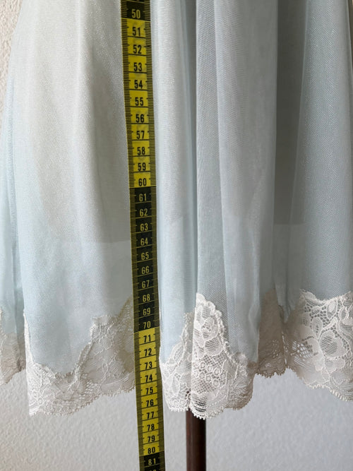 Fairy Blue Sheer Mesh Babydoll Size S