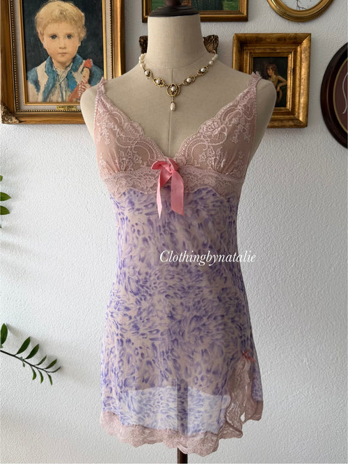 Fairy Purple Mesh Slip Size S