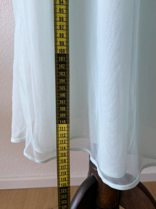 Vintage Blue Nylon Nightgown Size L