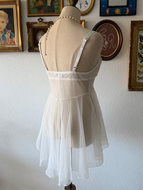 Escanté Bustier Nylon Babydoll Size M