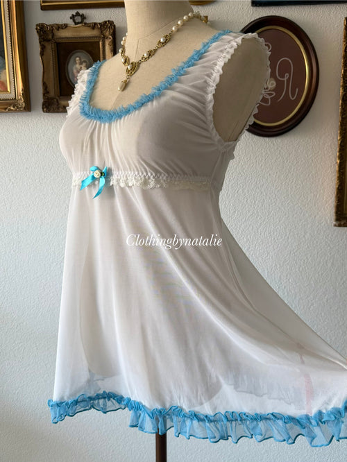 Sheer Mesh Babydoll Size S/M