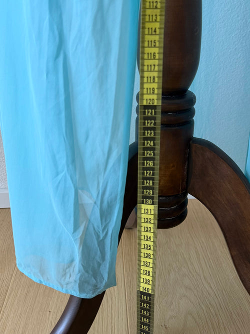 Vintage Blue Nylon Robe Size S