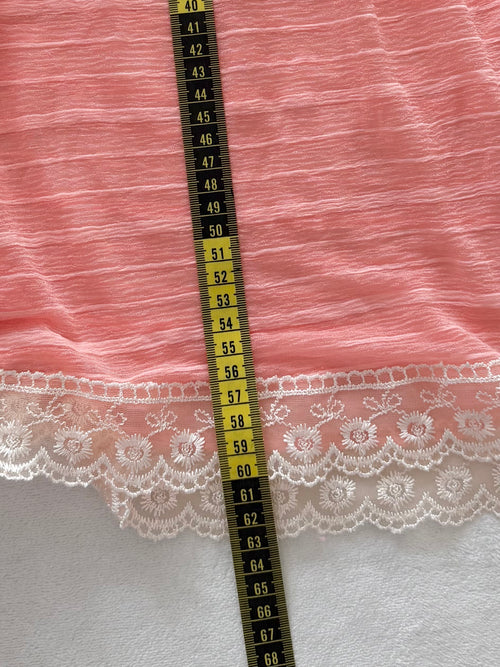 Orange Sheer Mesh Cami Size S