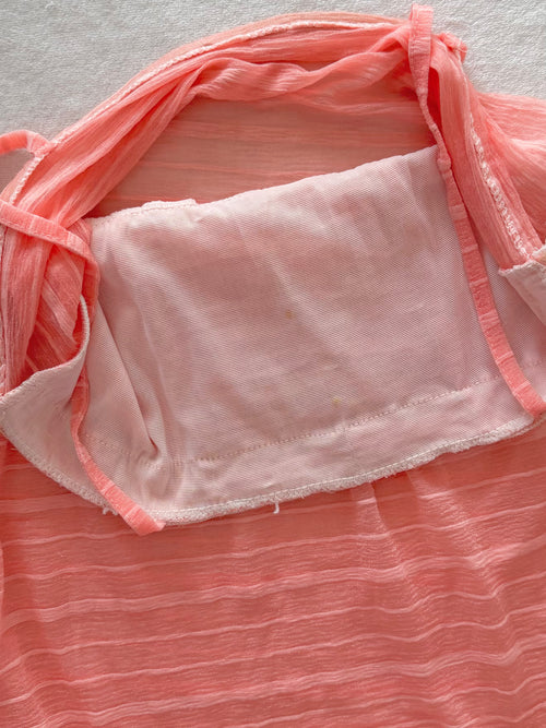 Orange Sheer Mesh Cami Size S