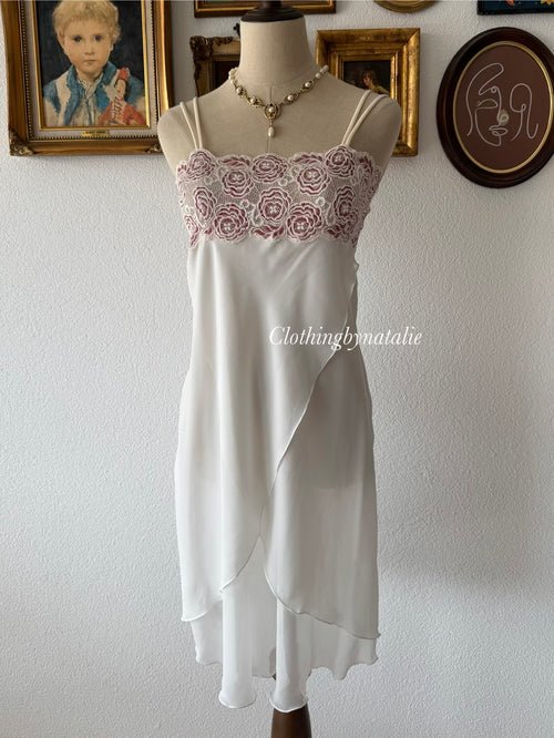 Fairy Sheet White Chiffon Slip size S