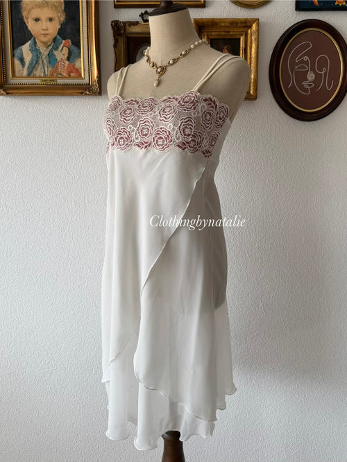 Fairy Sheet White Chiffon Slip size S